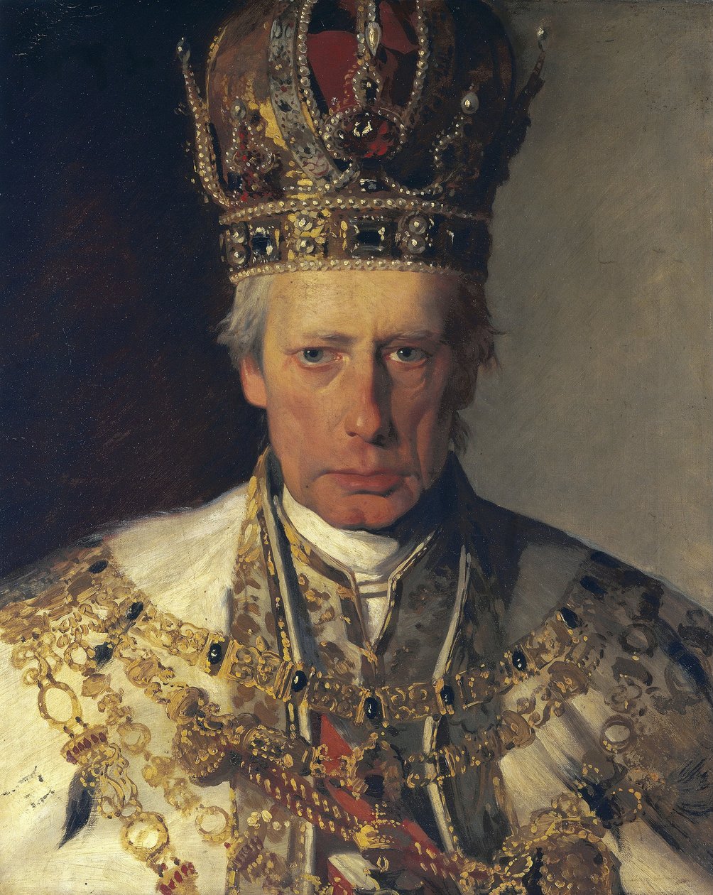 O imperador Francisco I da Áustria de Friedrich von Amerling
