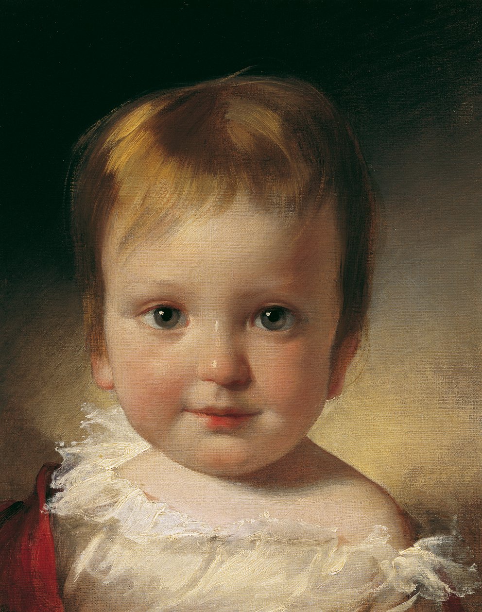 Barão Alexander Vesque von Püttlingen quando criança de Friedrich von Amerling