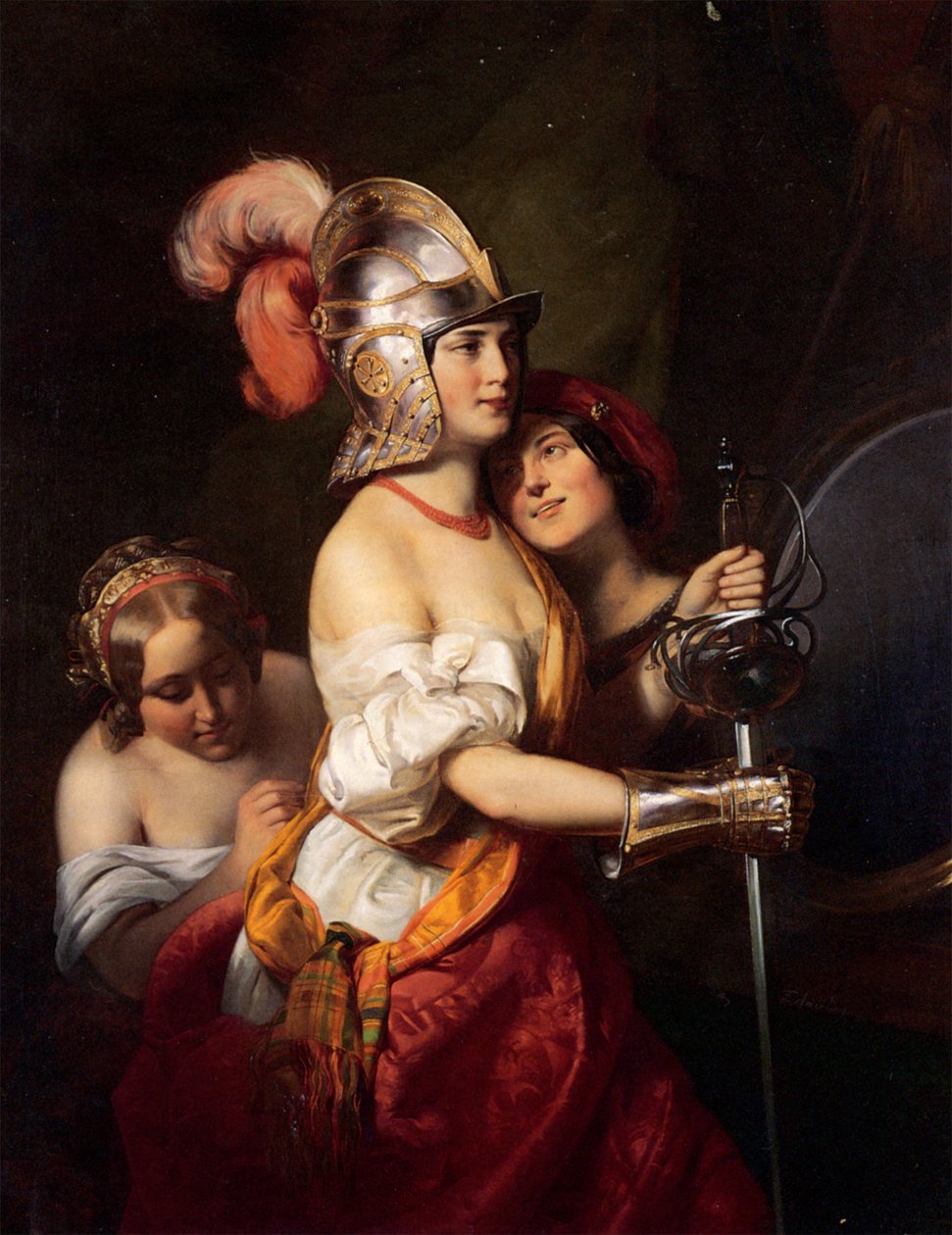Friedrich von Amerling - A Donzela Armada de Friedrich von Amerling