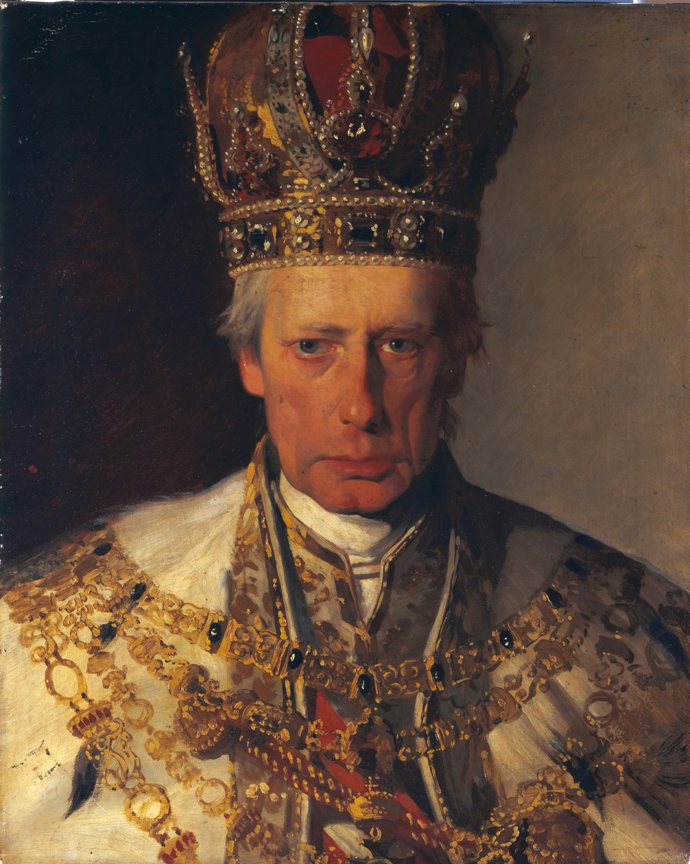 O imperador Francisco I da Áustria de Friedrich von Amerling