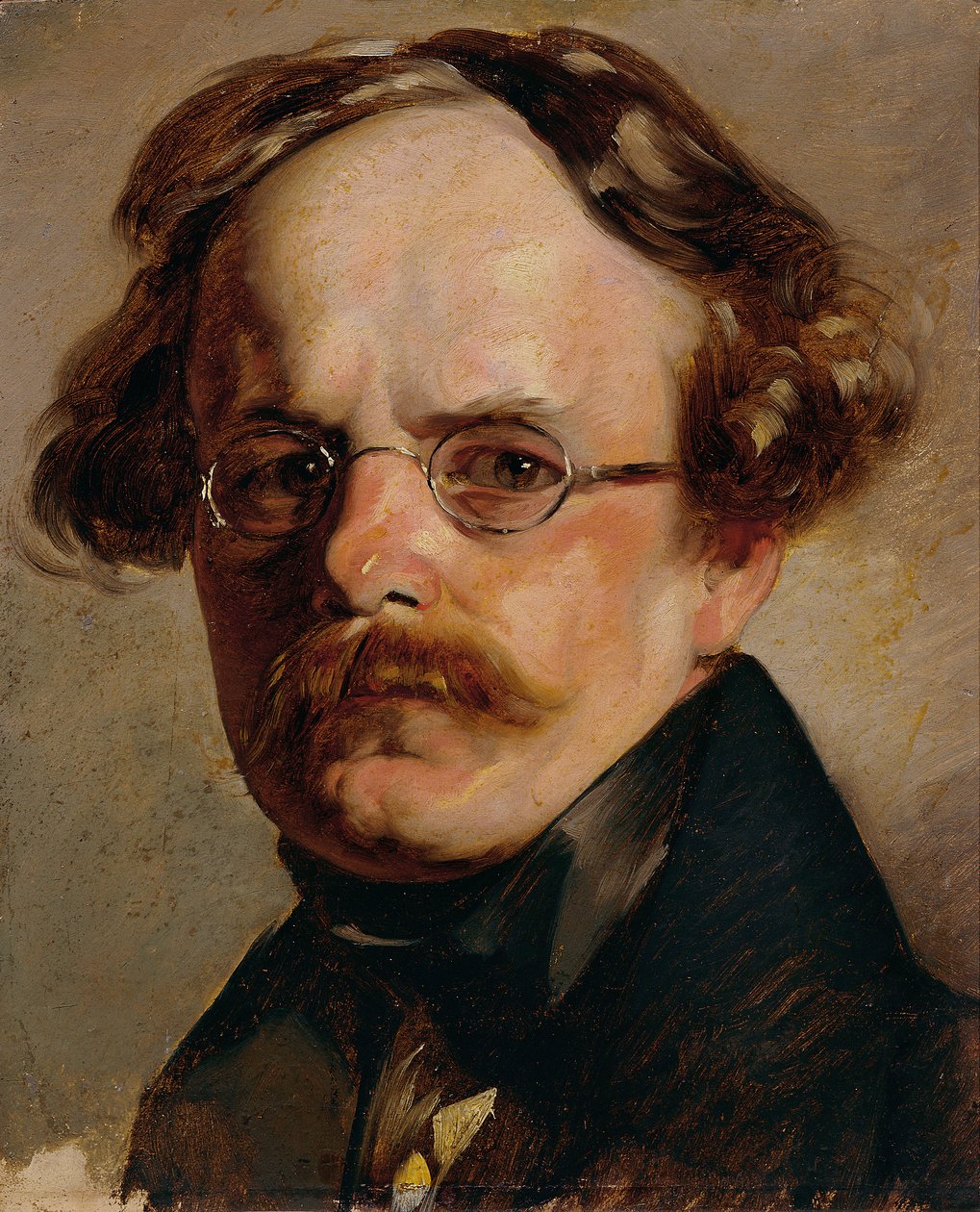 homem desconhecido de Friedrich von Amerling