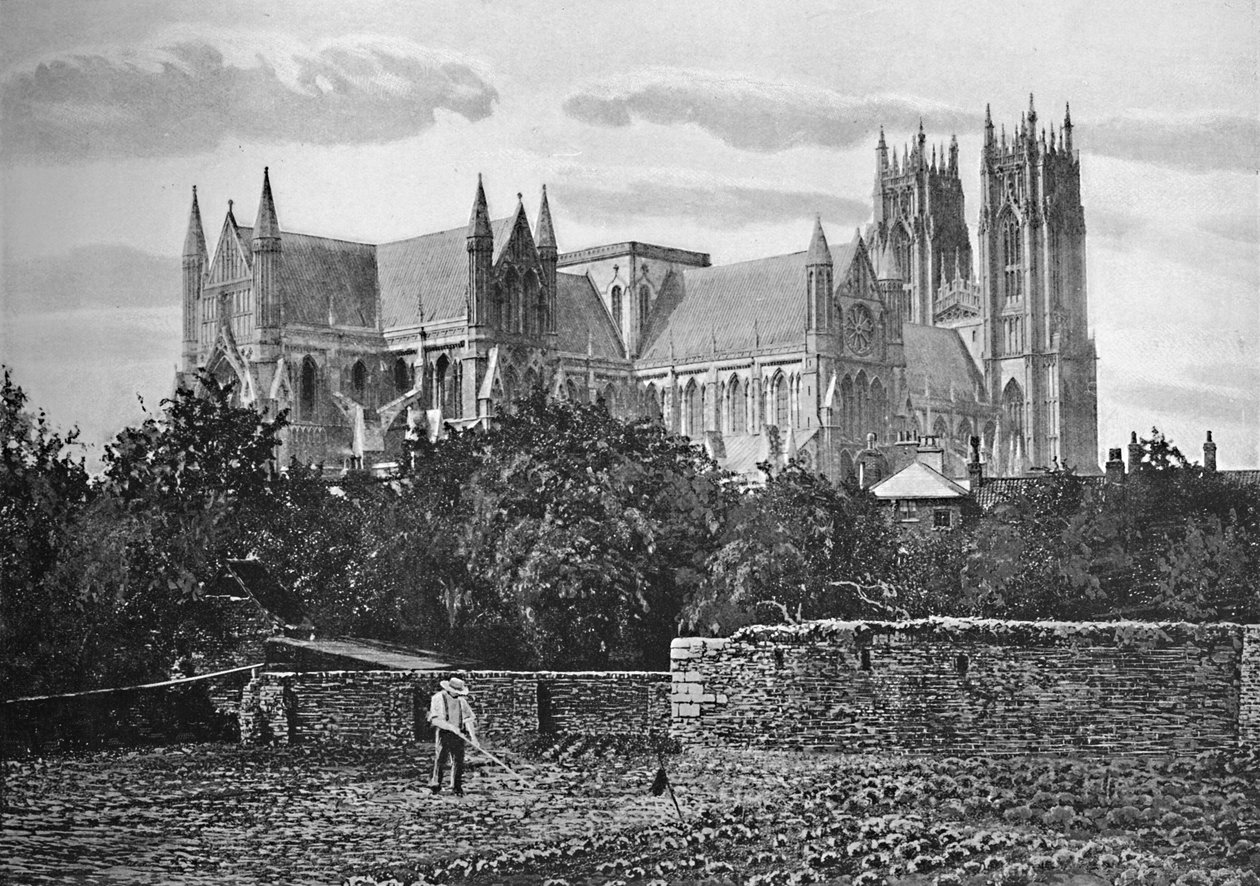 Igreja de Beverley, c1896 de Frith and Co