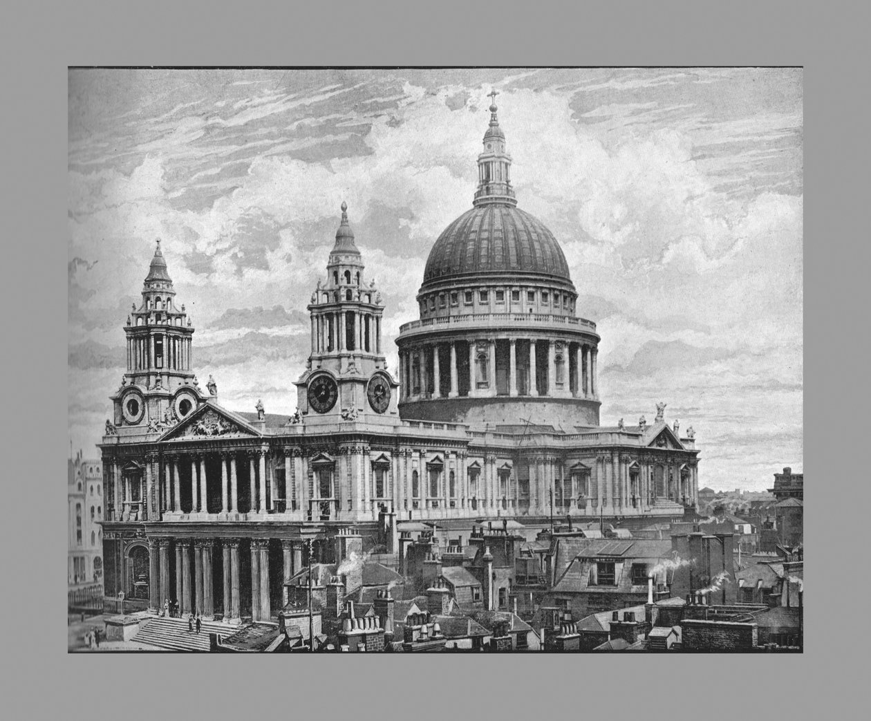 Catedral de São Paulo, Londres, c1900 de Frith and Co