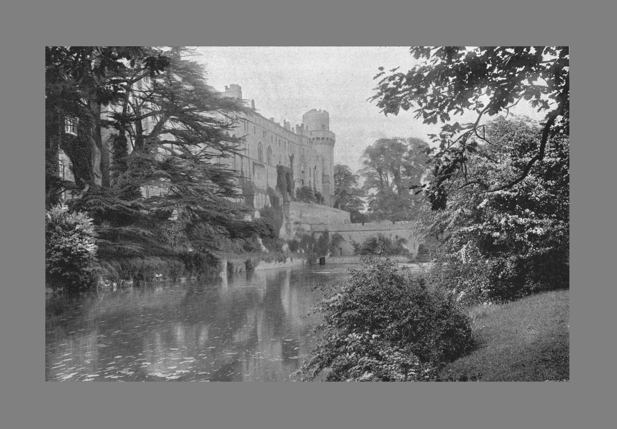 Castelo de Warwick, c1900 de Frith and Co