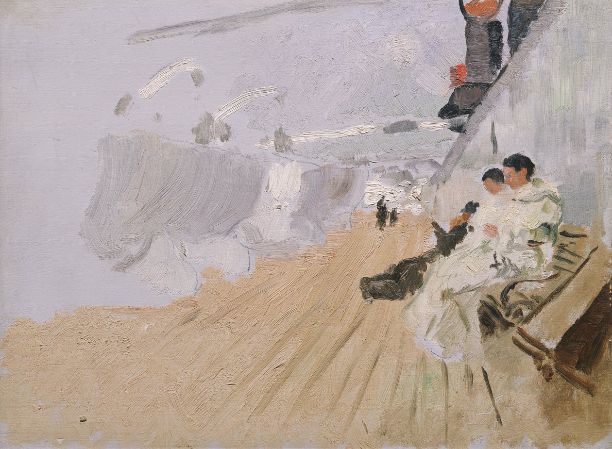 Monges no convés de Fritz Thaulow