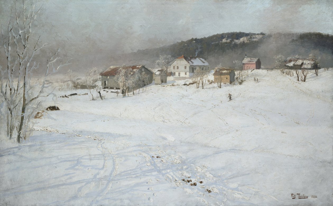 Inverno de Fritz Thaulow