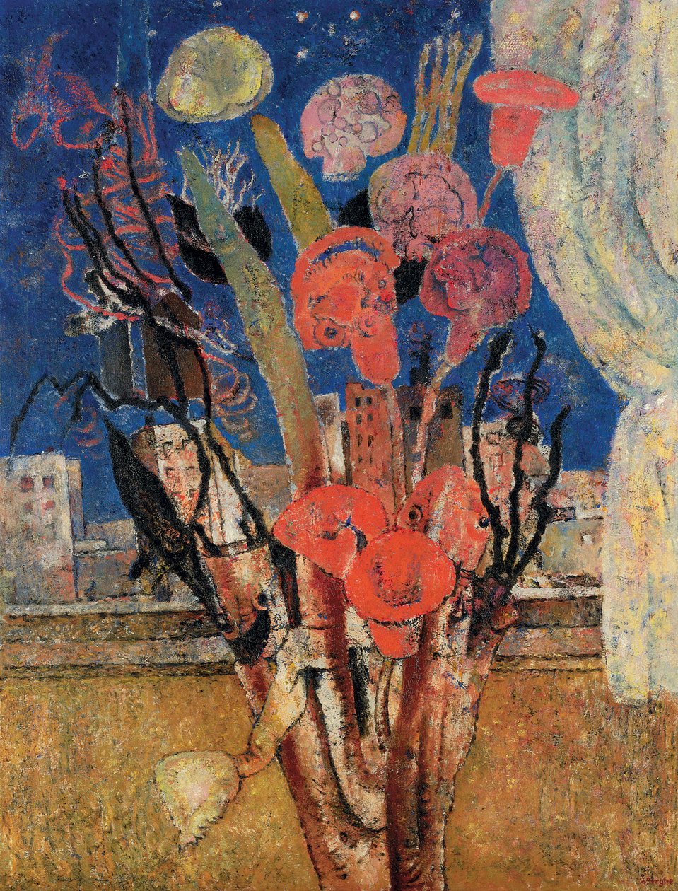 Flores sobre a cidade; Flores por toda a cidade de Frits van den Berghe