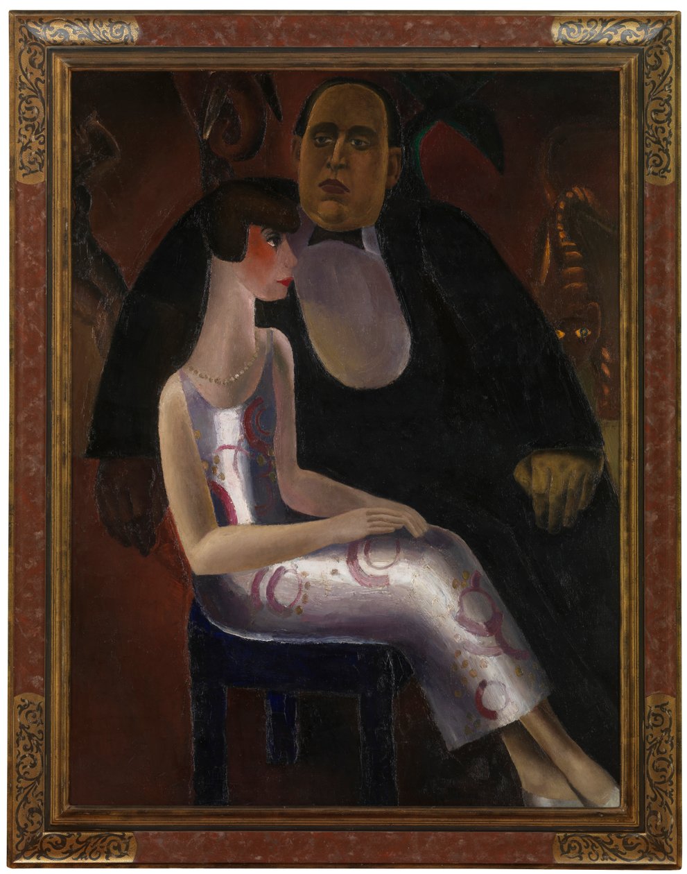 Retrato de Paul-Gustave Van Hecke e a sua esposa Norine de Frits van den Berghe