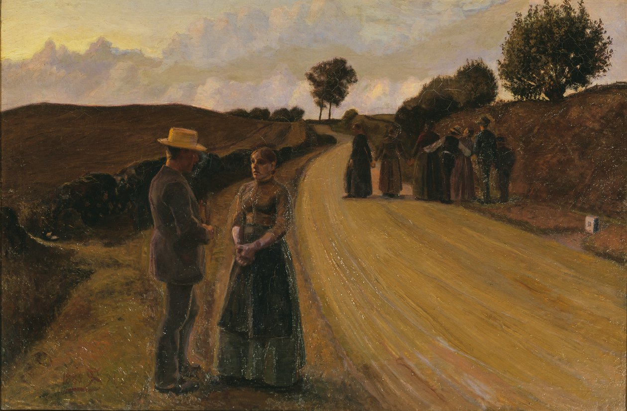 Fazendo Amor à Noite, 1889-91 de Fritz Syberg