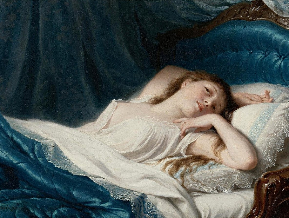 Beleza reclinada de Fritz Zuber Buhler
