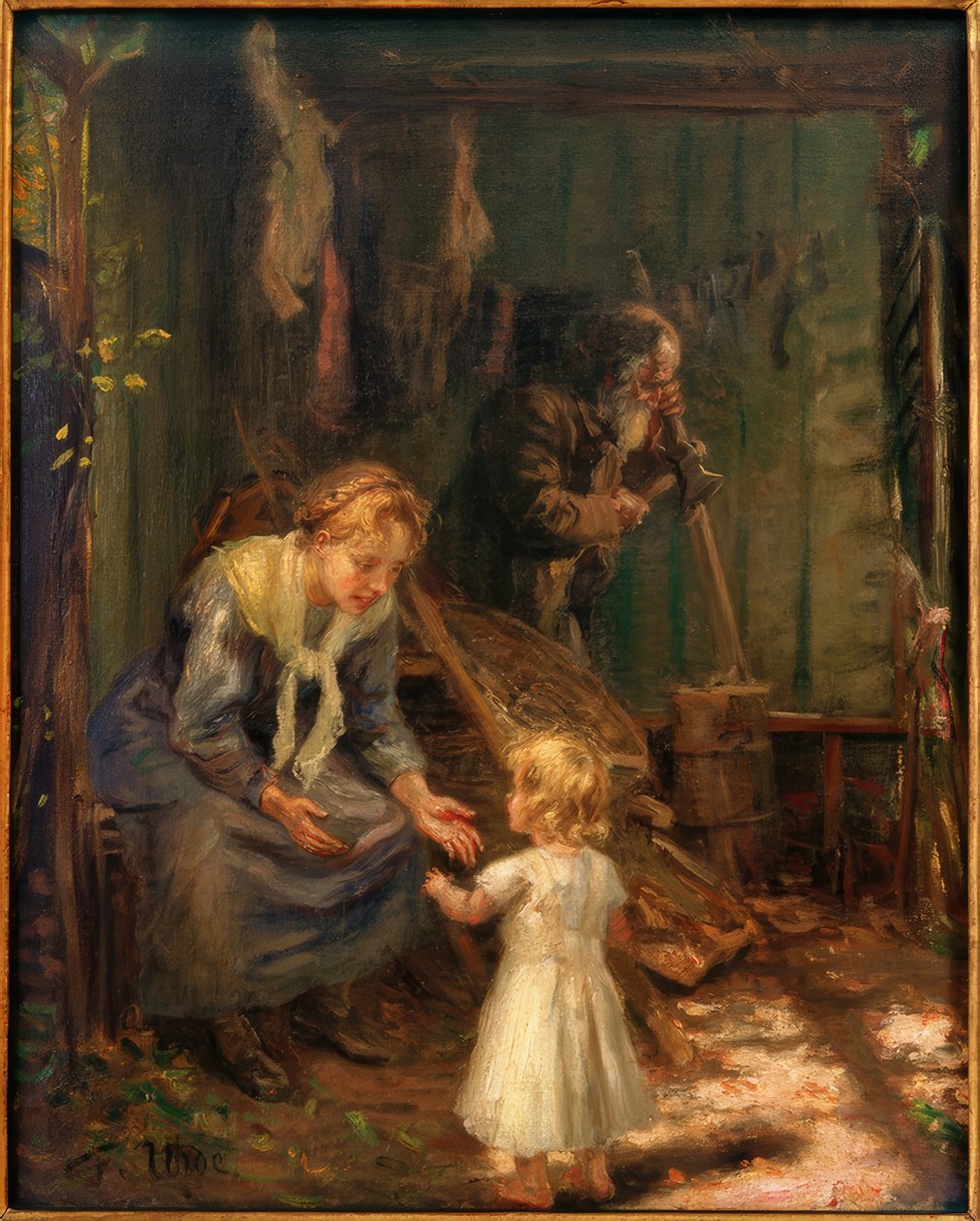 Sagrada Família na oficina de Fritz von Uhde
