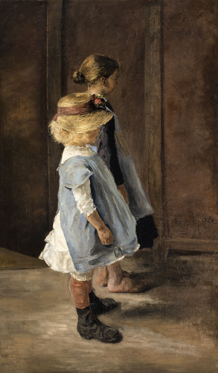 estudo crianças de Fritz von Uhde