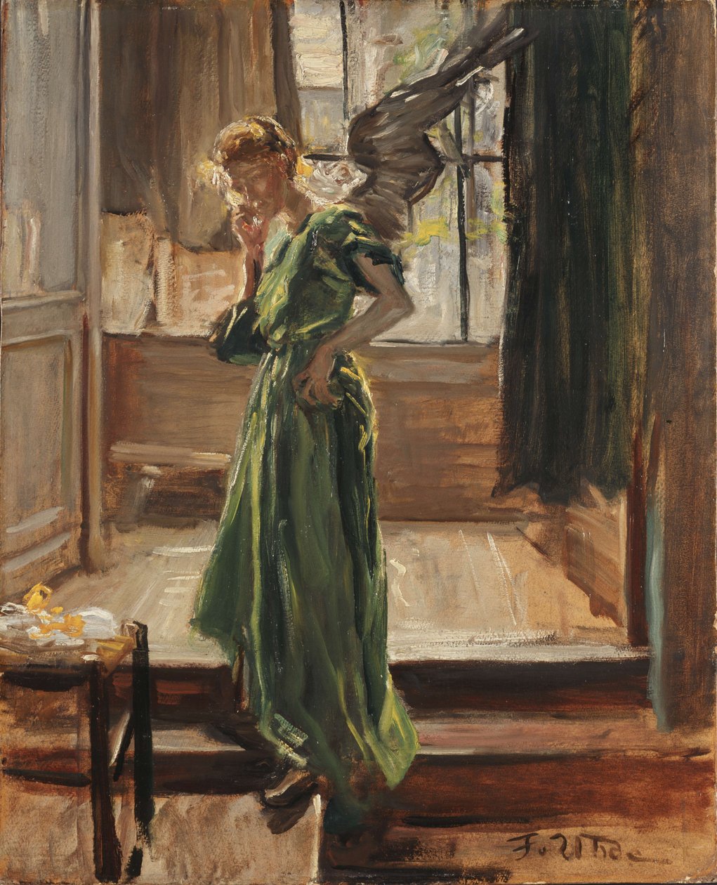quebra de modelo de Fritz von Uhde