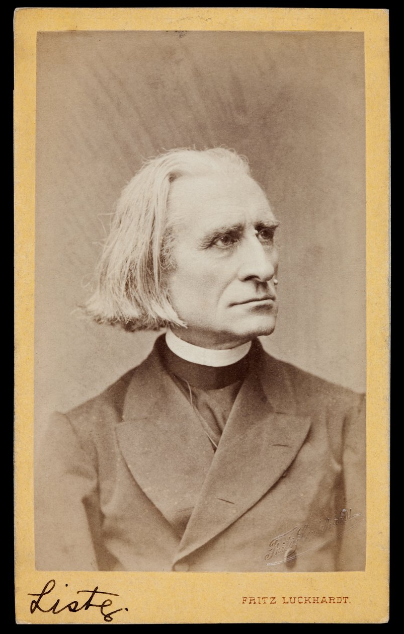 Retrato de Franz Liszt de Fritz Luckhardt