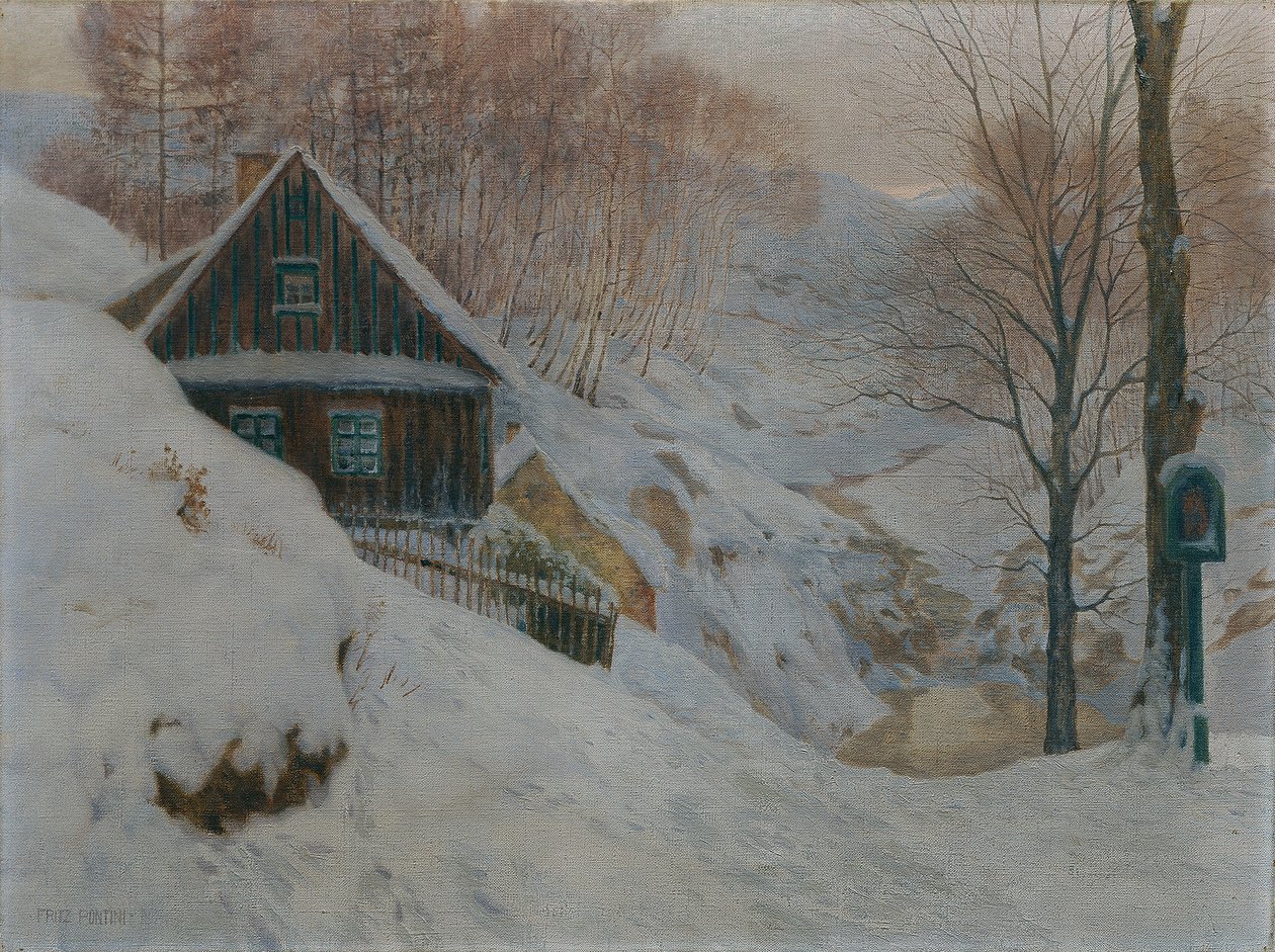 O Vale de Seebach perto de Franzensbad de Fritz Pontini