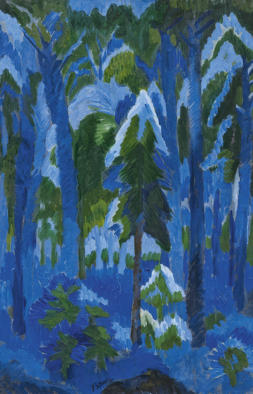 "Imagem da floresta III" de Fritz Schaefler