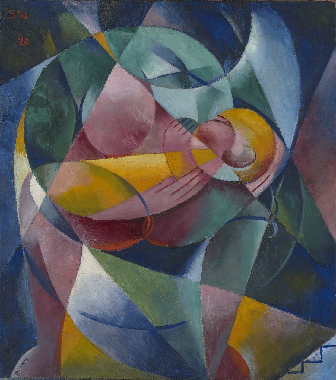 Mãe e Filho, 1920 de Fritz Stuckenberg