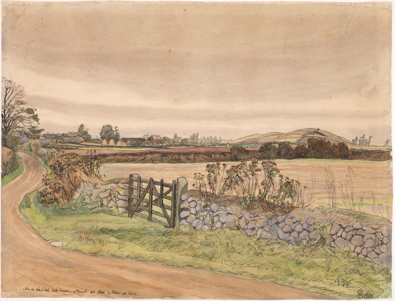 paisagem de outono de Fritz Syberg
