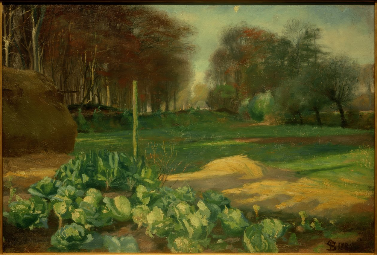 Floresta de outono em Arreskov de Fritz Syberg
