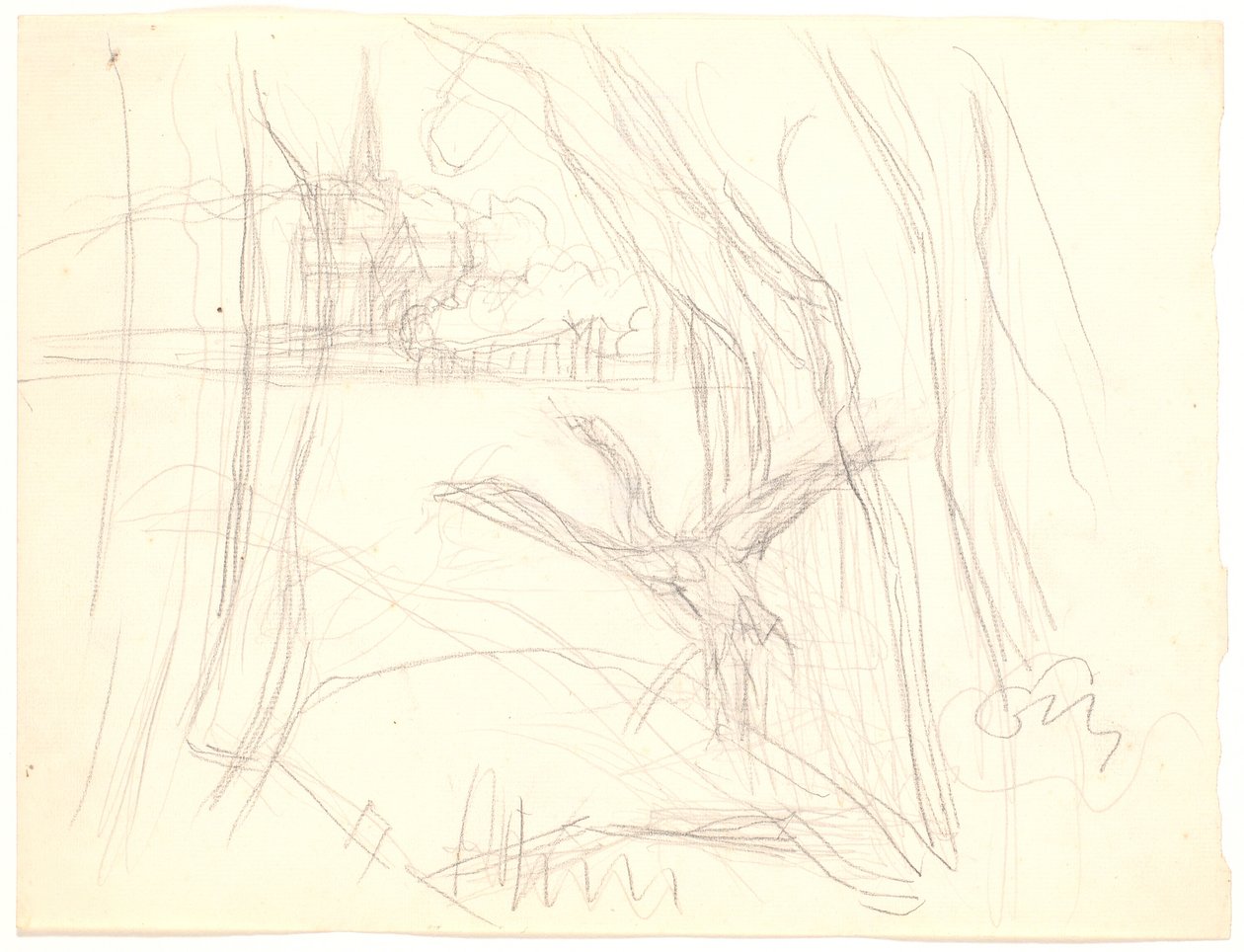 Paisagem com decolagem de cisne de Fritz Syberg