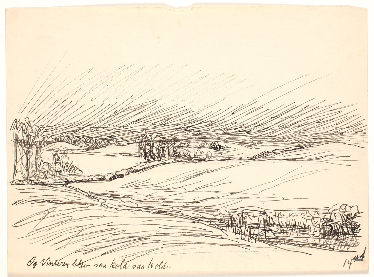 E o inverno ficou tão frio tão frio de Fritz Syberg