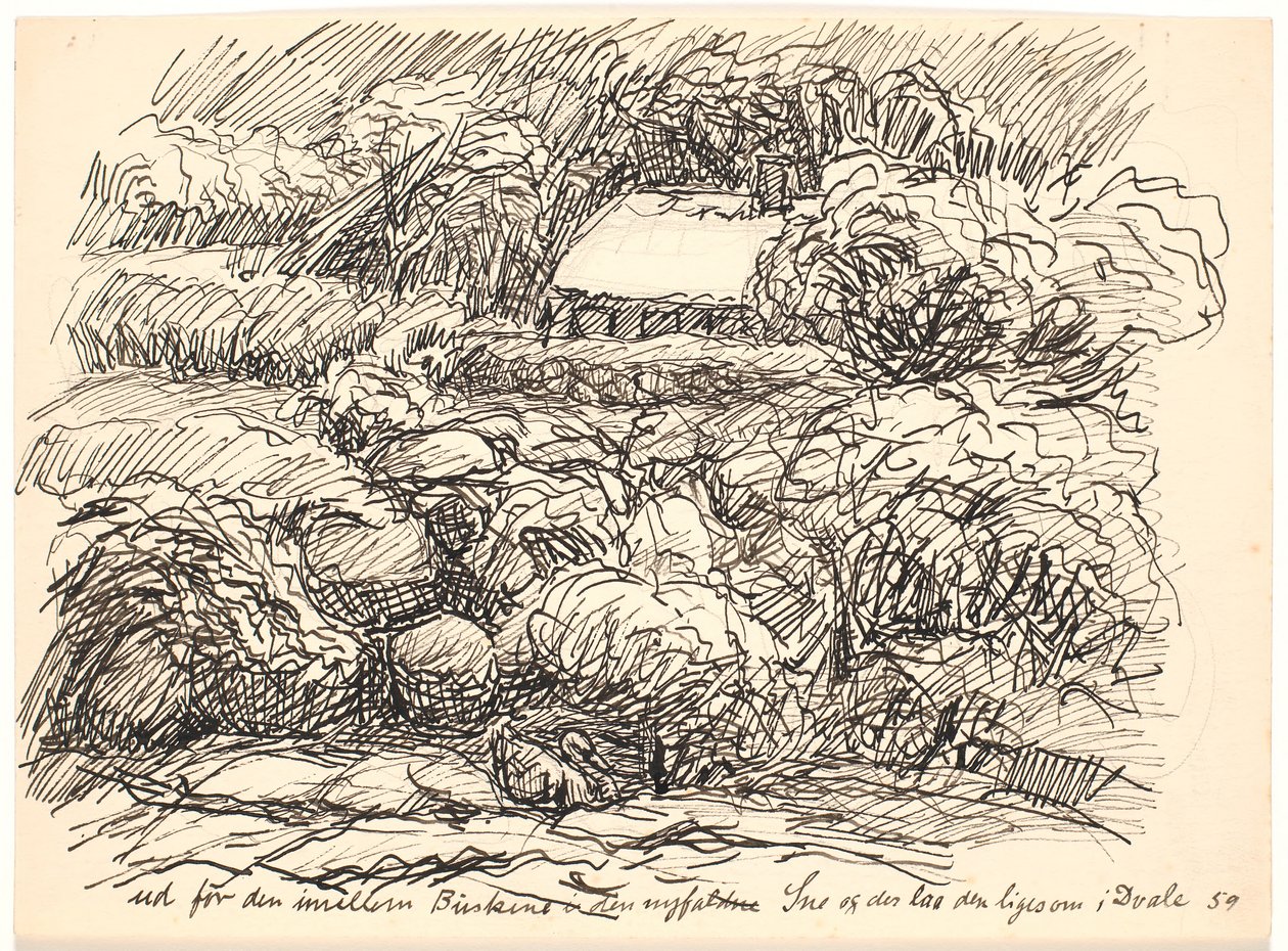 Além daquele entre os arbustos... de Fritz Syberg