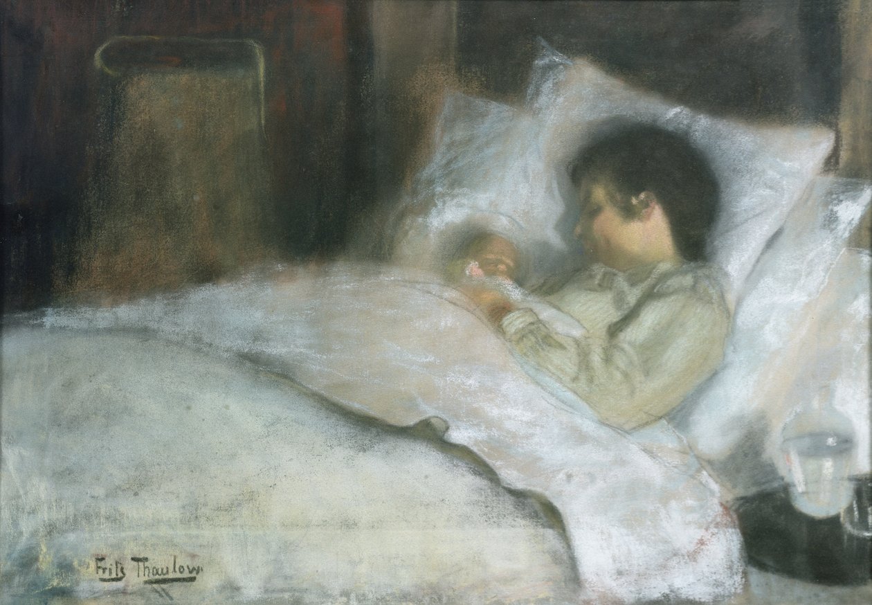 Alexandra com Harald de Fritz Thaulow