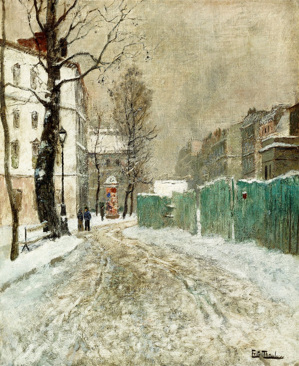 Back Street, Montmartre, de Frits Thaulow