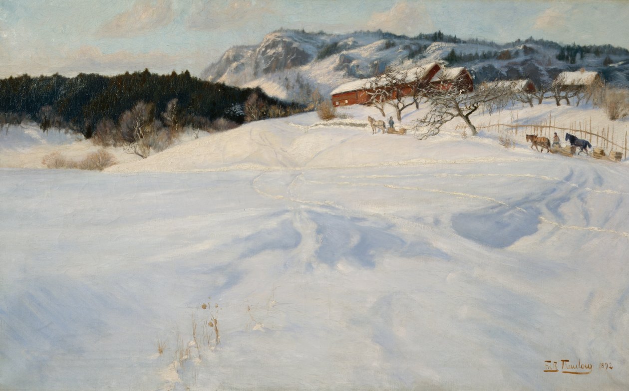 Fazenda Fleskum de Fritz Thaulow