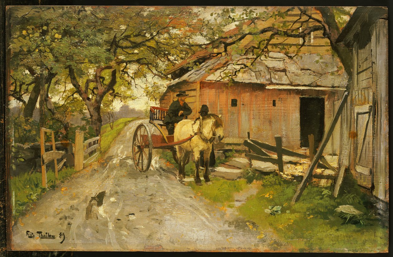 Fofocas Amigáveis, 1889 de Frits Thaulow