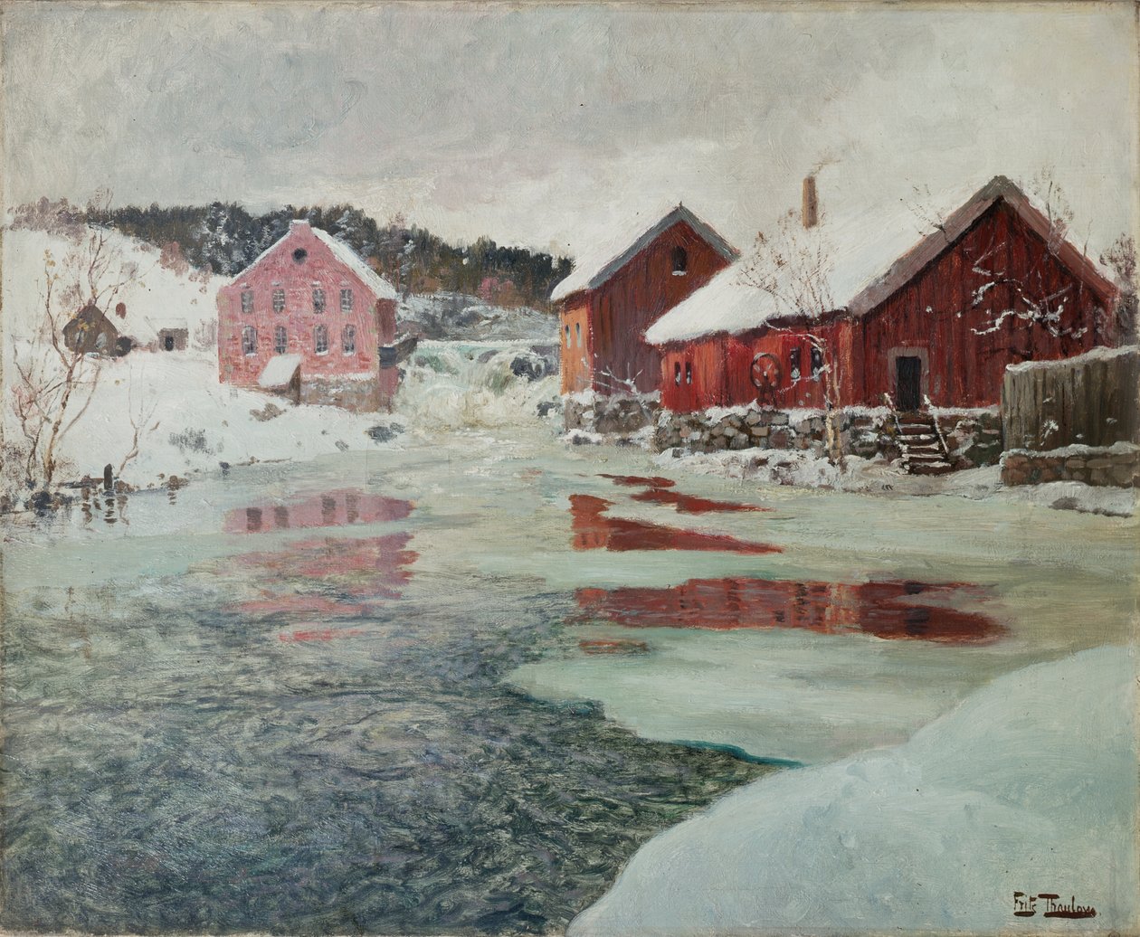 Do rio Akers de Fritz Thaulow