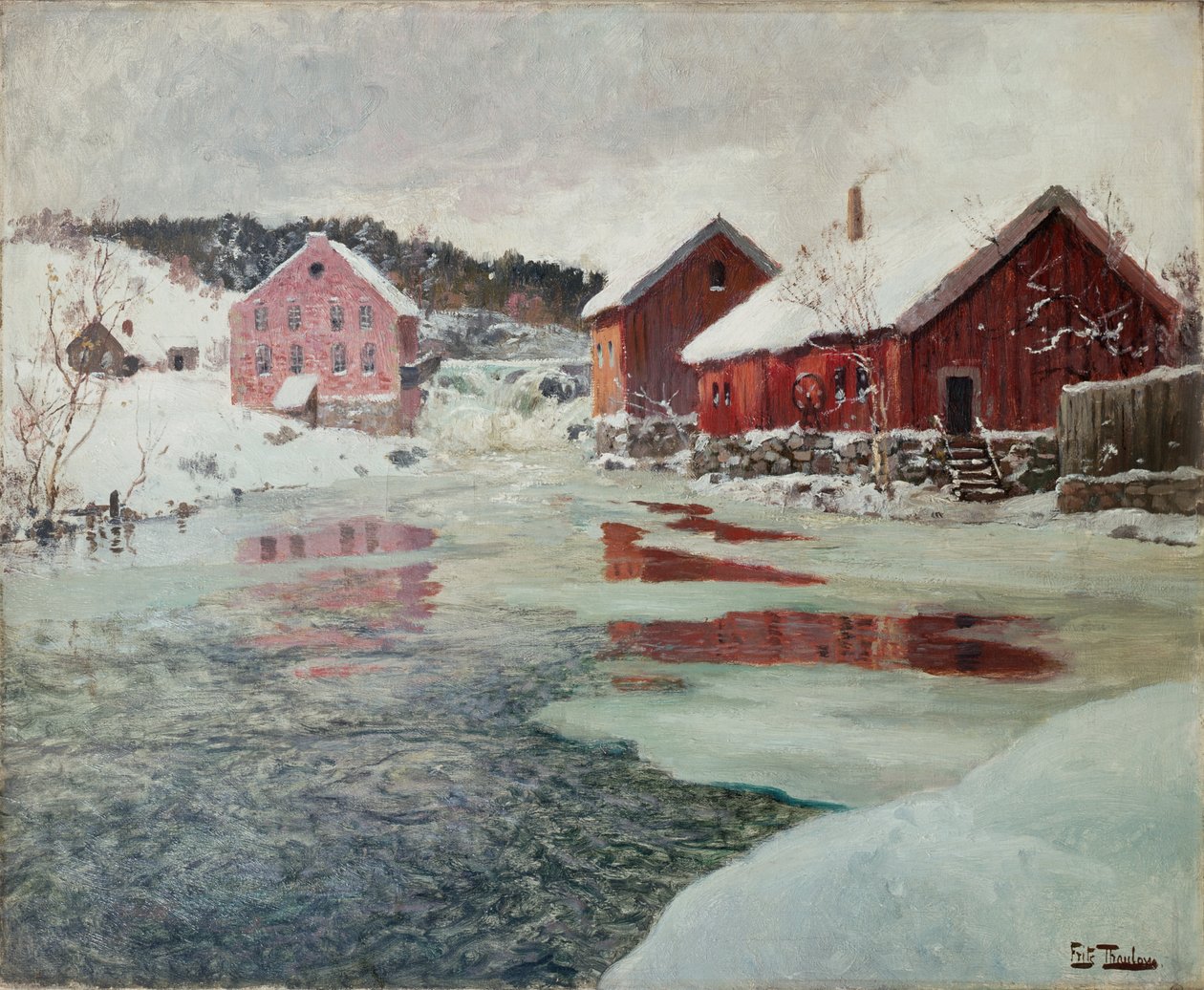 Do rio Akers de Fritz Thaulow