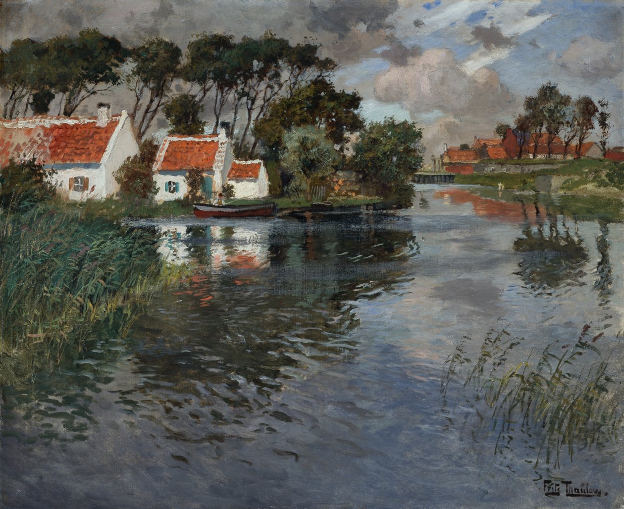 Rajada de vento de Fritz Thaulow