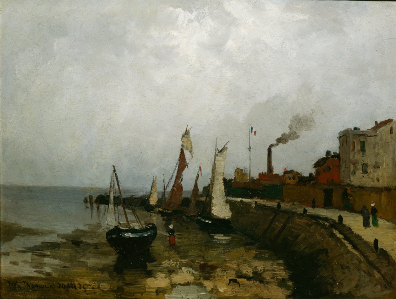 Porto na França de Fritz Thaulow