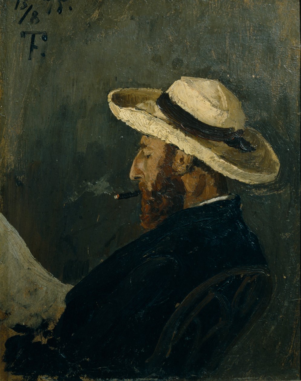Retrato de Fredrik Collett de Fritz Thaulow