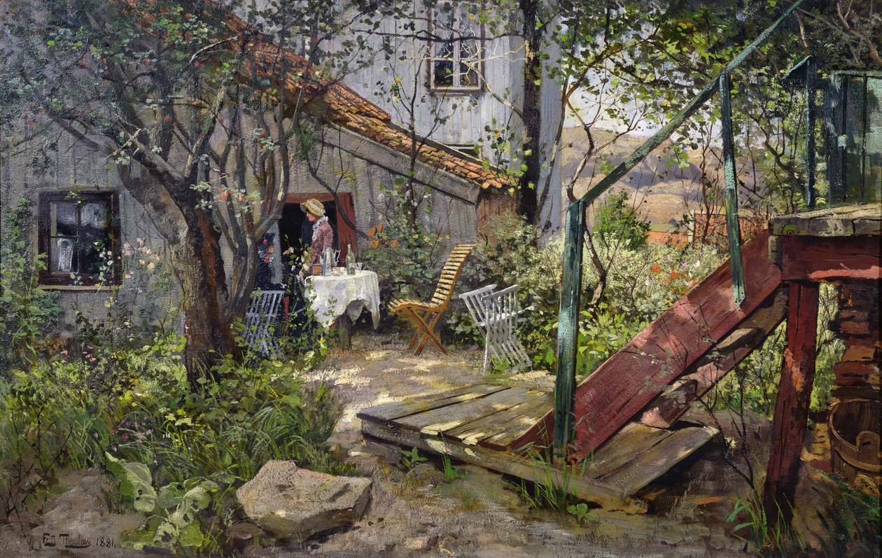 Dia de Verão de Fritz Thaulow