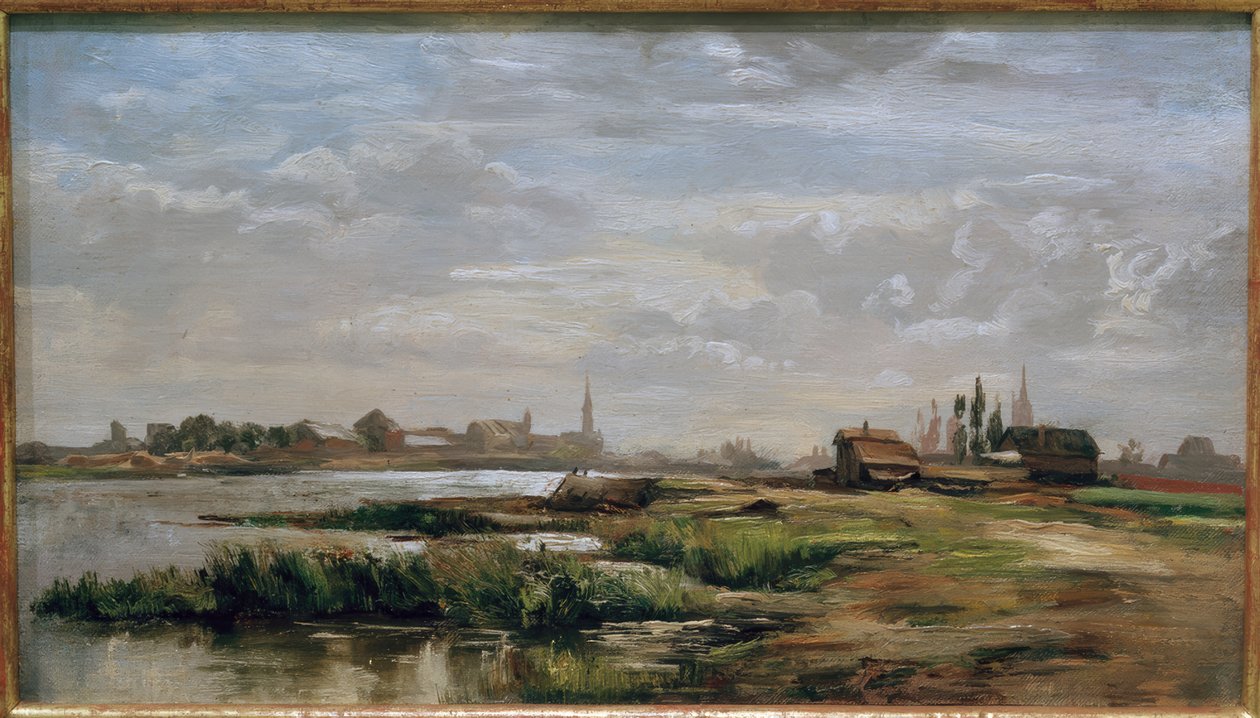 Fritz Wucherer, paisagem do rio de Fritz Wucherer