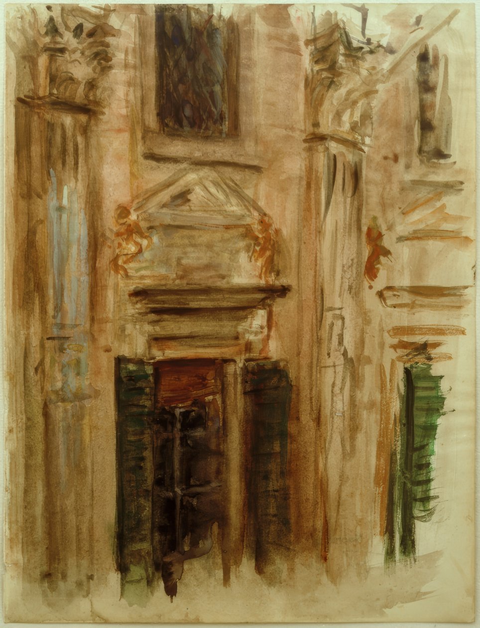 estudo arquitetura de Fritz von Uhde