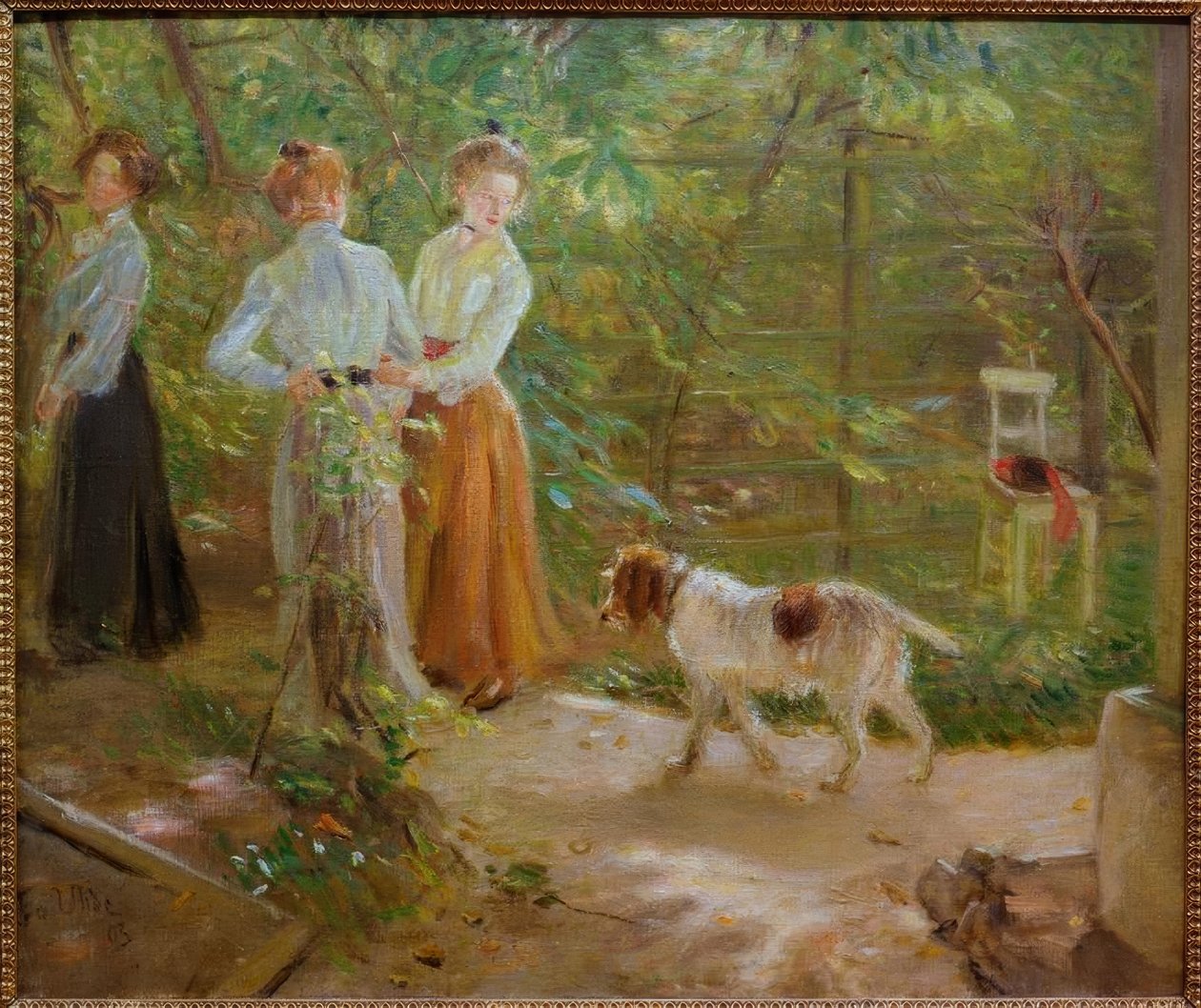 O caminho do jardim de Fritz von Uhde