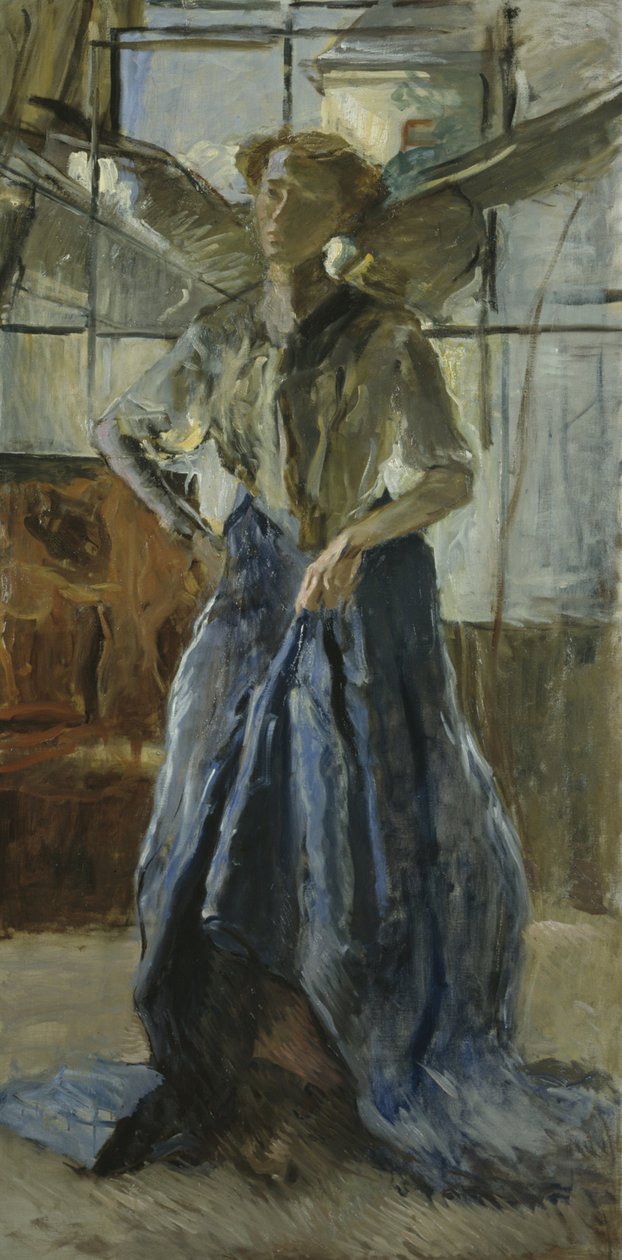 Anjo no estúdio de Fritz von Uhde