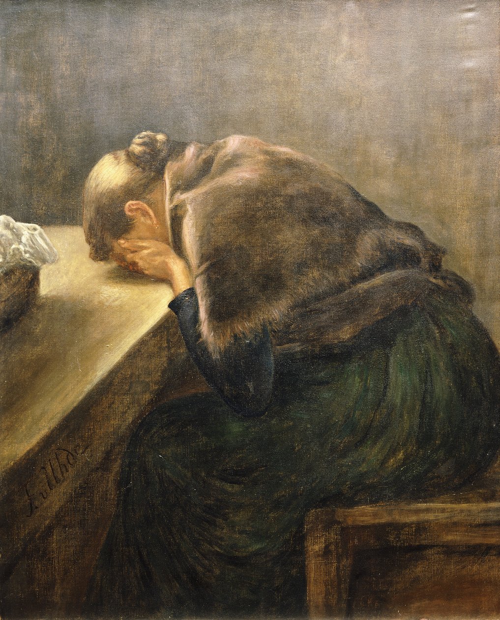 Luto, de Fritz von Uhde