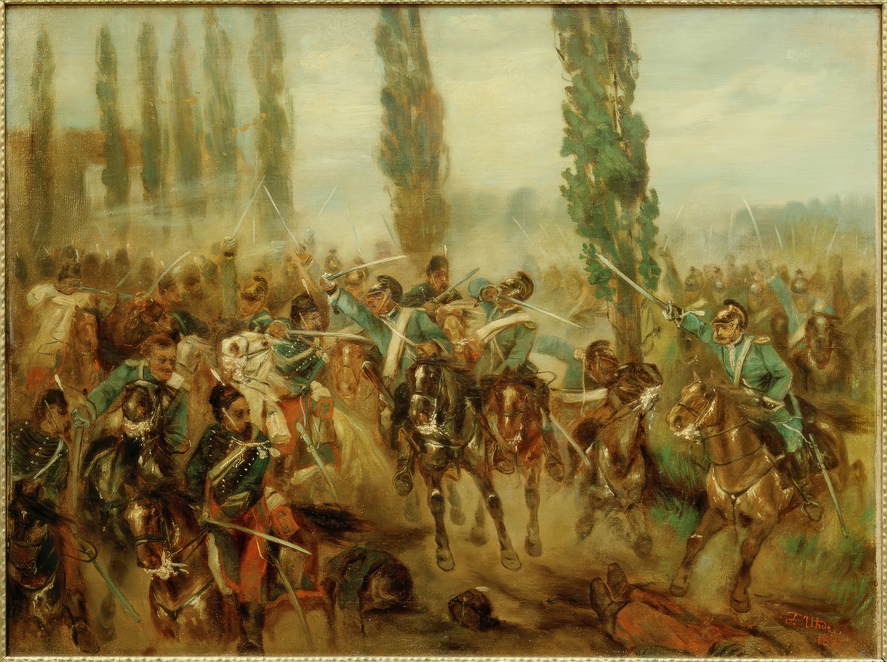 Batalha de Buzancy de Fritz von Uhde