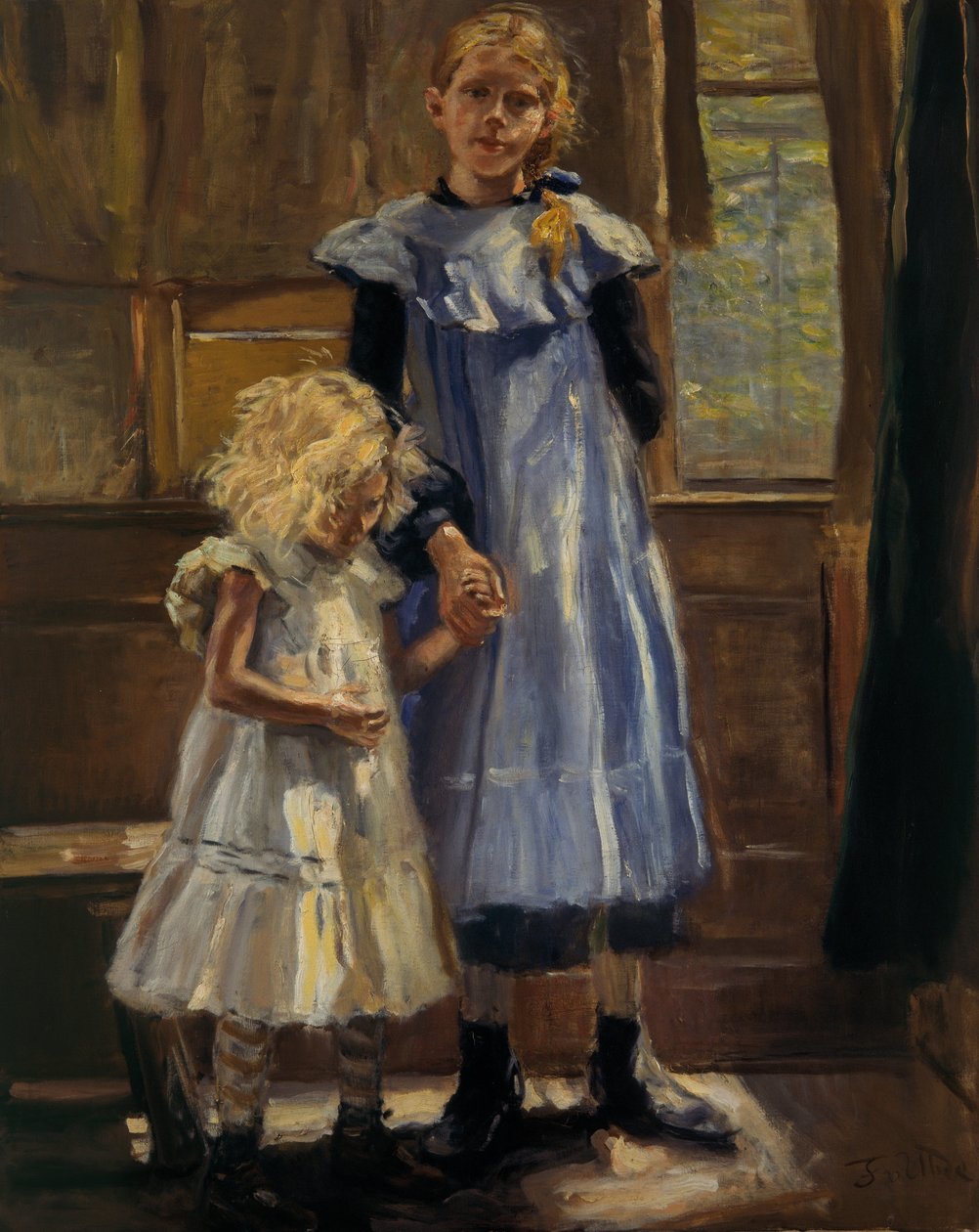 Duas raparigas de Fritz von Uhde