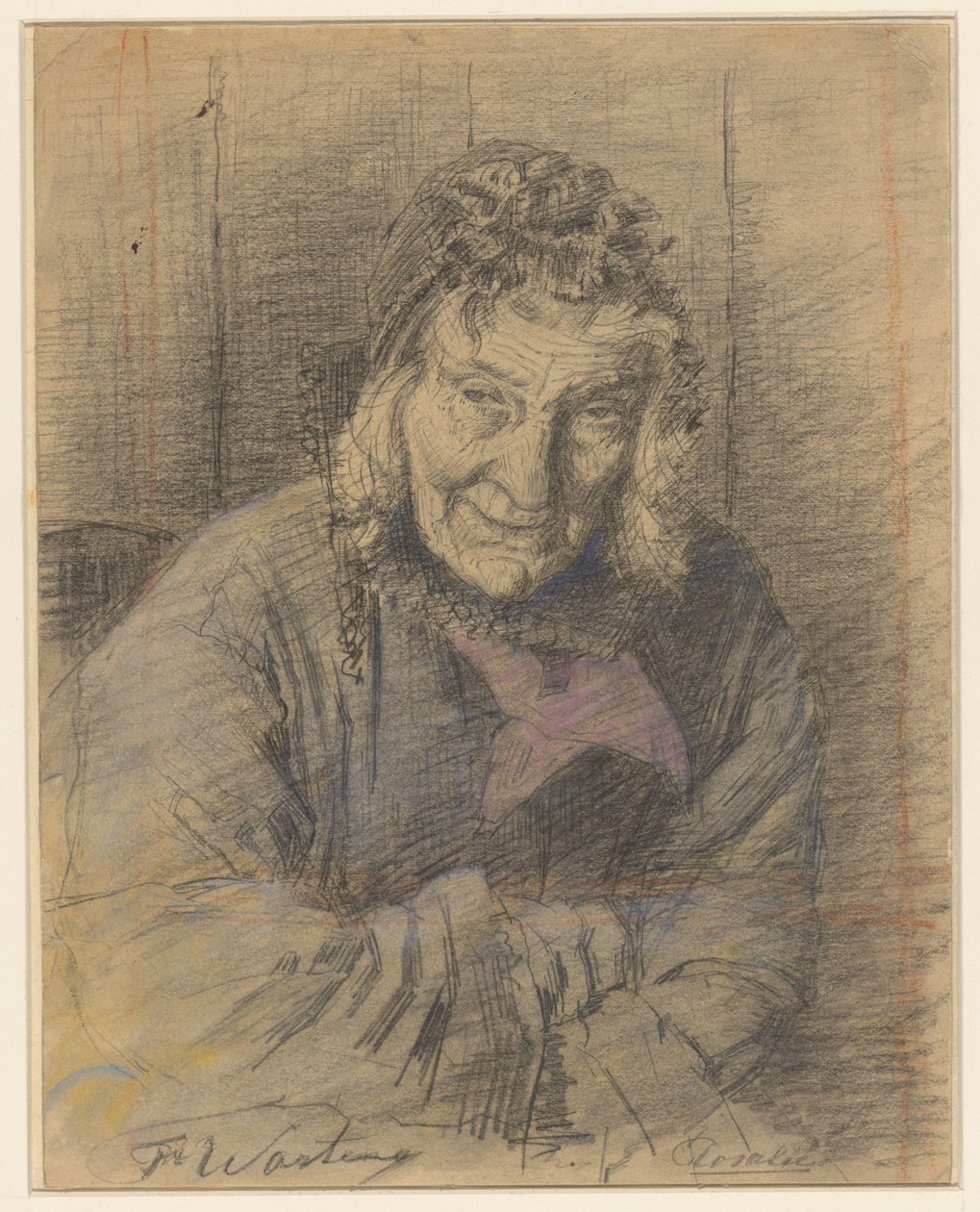 Retrato de Rosalie de Froukje Wartena