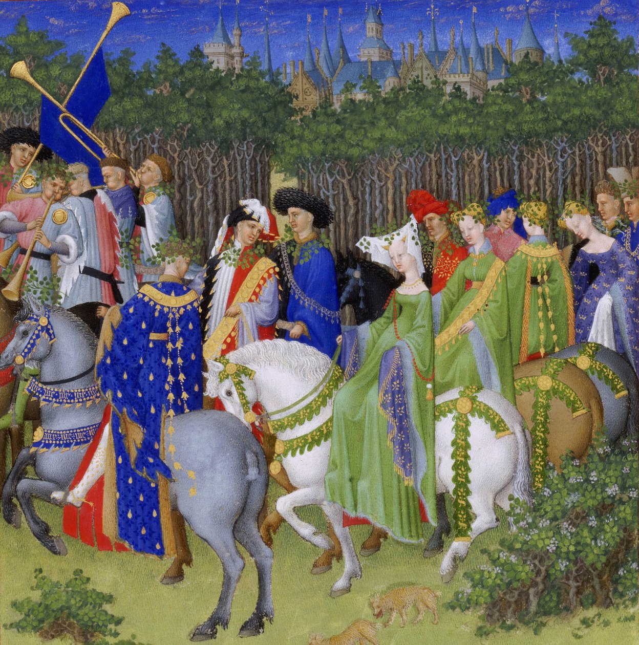 Très Riches Heures du Duc de Berry de Frères Limbourg