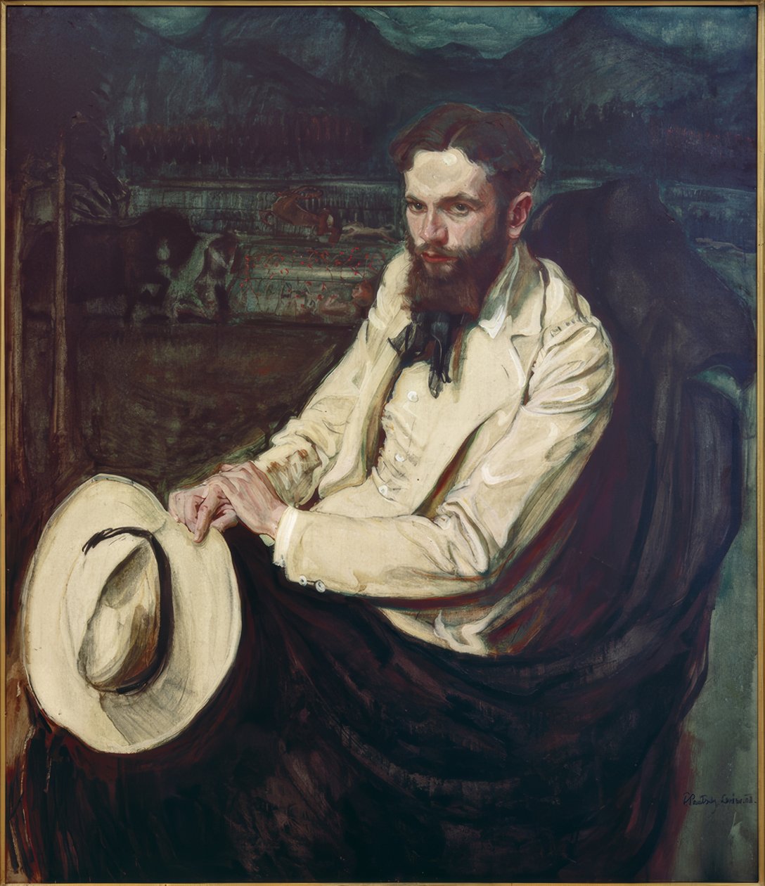 Retrato do poeta Leopold Staff de Fryderyk Pautsch
