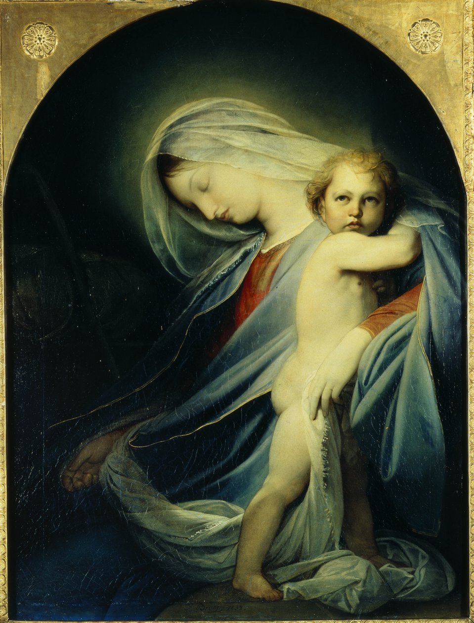 Descanse na fuga para o Egito, 1838 de Fyodor Antonovich Bruni