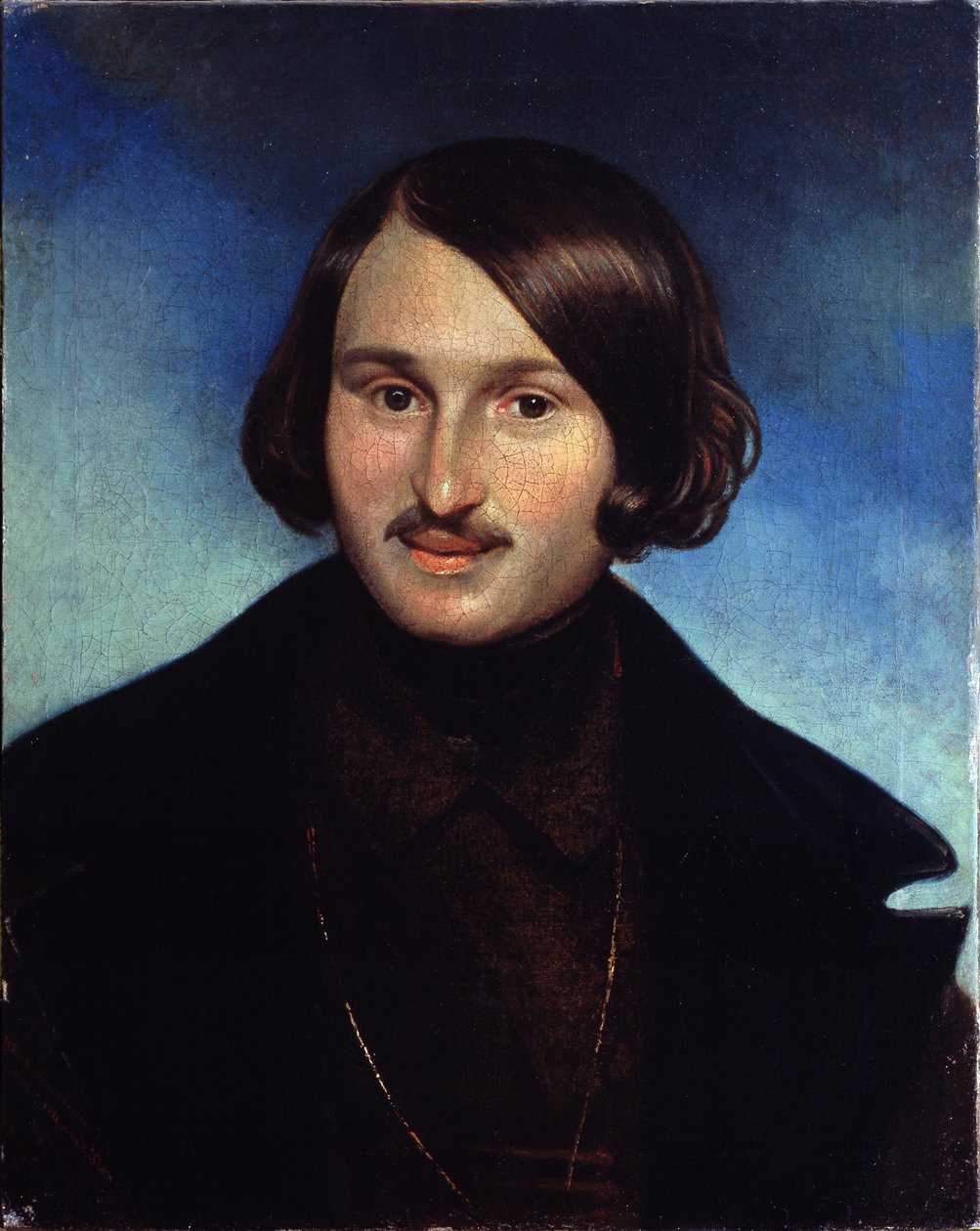 Retrato do autor Nikolai Gogol de Fyodor Antonovich Moller