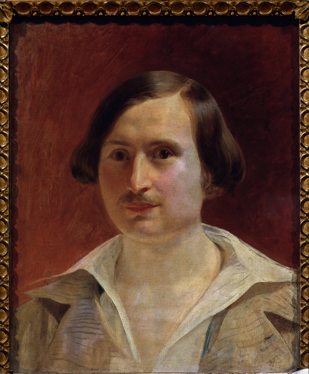 retrato do Autor Nikolai Gogol (1809-1852) de Fyodor Antonovich Moller