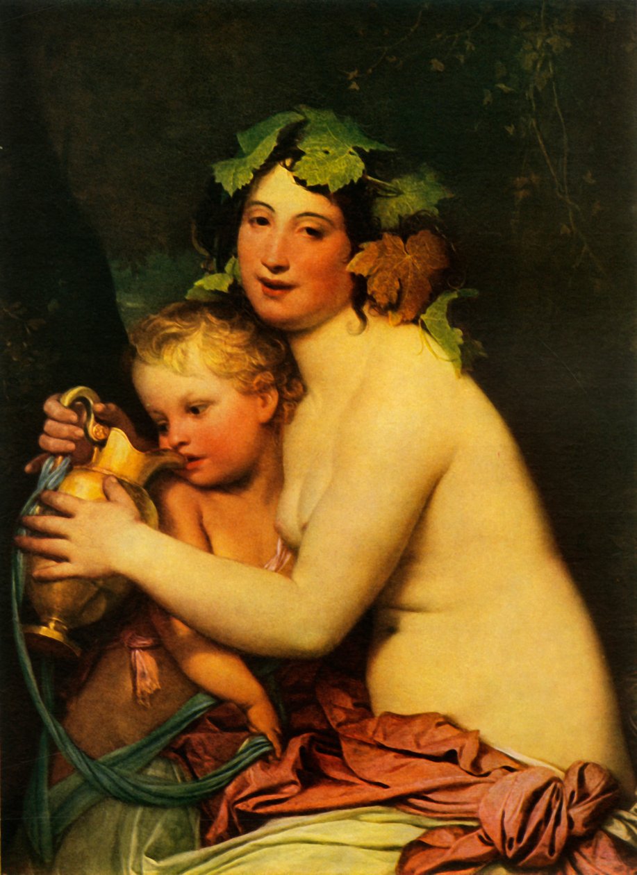 Amor e o Bacante, 1828, 1965. de Fyodor Antonovich Bruni
